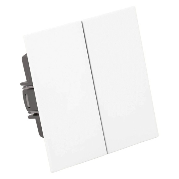 Переключатель 2-клавишный (механизм), Stekker, 250В, 10А Мия, RSW10-3107-01, белая магнолия 50434