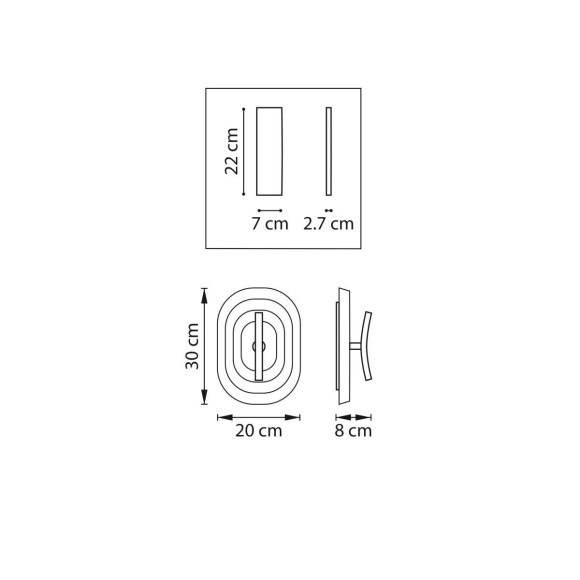 Бра Erica Lightstar 609641 Бра Erica Lightstar 609641