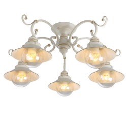 Потолочная люстра Arte Lamp 7 A4577PL-5WG Потолочная люстра Arte Lamp 7 A4577PL-5WG