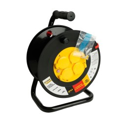 Катушка без провода 4-местная со шторками, с крышками STD44 50174