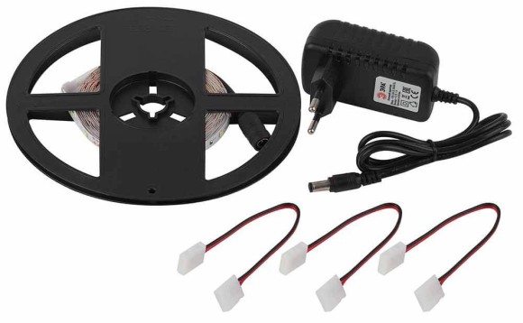 Светодиодная лента ЭРА 4,8W/m 60LED/m 2835SMD теплый белый 5M 2835kit-4,8-60-12-IP20-2700-5m Б0043062 Светодиодная лента ЭРА 4,8W/m 60LED/m 2835SMD теплый белый 5M 2835kit-4,8-60-12-IP20-2700-5m Б0043062