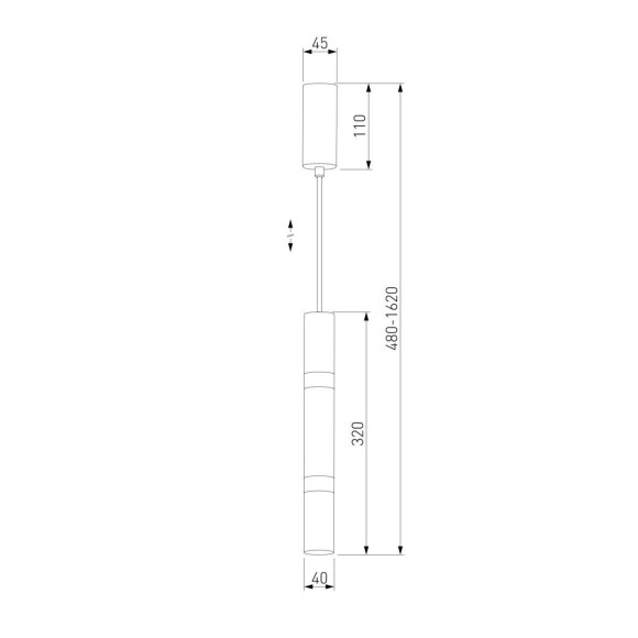 Подвесной светодиодный светильник Eurosvet Axel 50210/1 LED белый