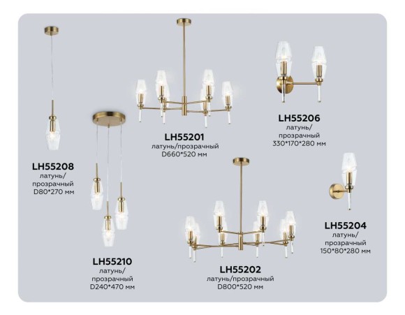 Настенный светильник Ambrella light High light LH55204