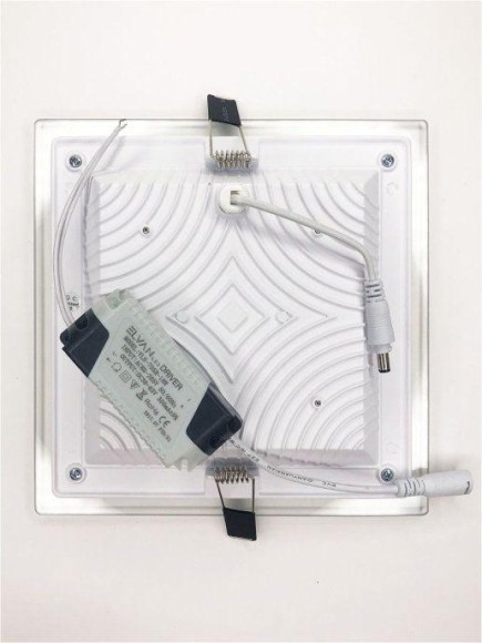 Встраиваемый светодиодный светильник Elvan VLS-705SQ-18W-WH-Wh