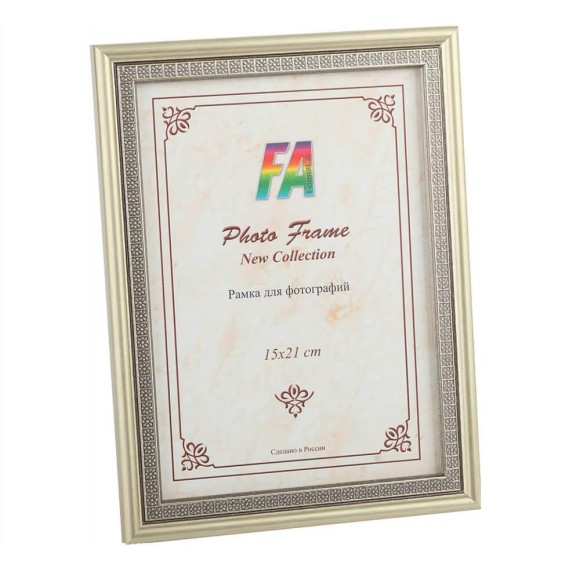 Фоторамка FA пластик Касабланка белое золото 21х30 (12/216) Б0034883