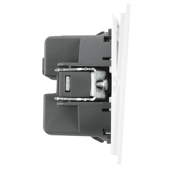 Переключатель перекрестный 1-клавишный (механизм), Stekker, 250В, 10А Мия, RSW10-3110-01, белая магнолия 50569