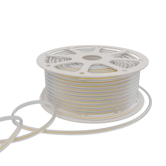 Светодиодная влагозащищенная лента Apeyron 11W/m 288LED/m COB теплый белый 50M 17-54 Светодиодная влагозащищенная лента Apeyron 11W/m 288LED/m COB теплый белый 50M 17-54