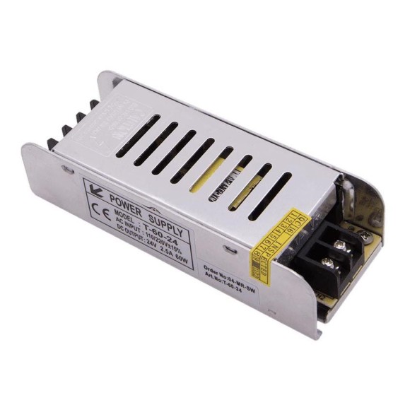 Блок питания SWG 24V 60W IP20 2,5A T-60-24 001385 Блок питания SWG 24V 60W IP20 2,5A T-60-24 001385