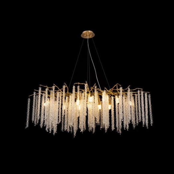 Подвесная люстра iLamp Savage 8813-L1200 GD Подвесная люстра iLamp Savage 8813-L1200 GD