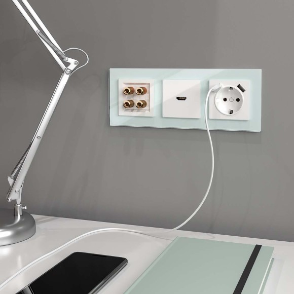 Акустическая розетка Werkel белая W1185001 4690389155536 Акустическая розетка Werkel белая W1185001 4690389155536