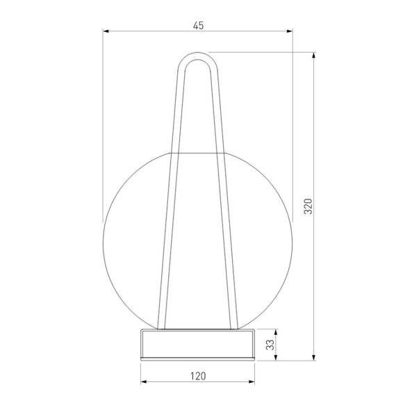 Настольная лампа Eurosvet Frasco 80507/1 латунь
