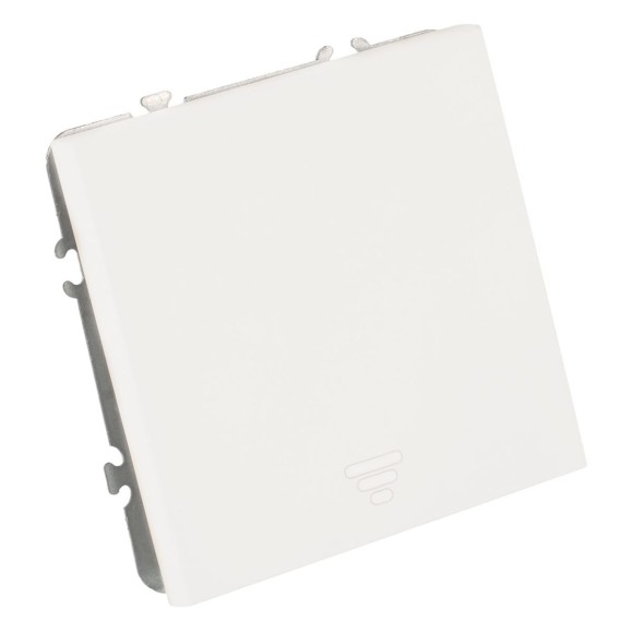 Выключатель 1-клавишный самовозвратный (механизм), Stekker, 250В, 10А Эмили, RSW10-5112-01, белый фарфор, soft touch 50324