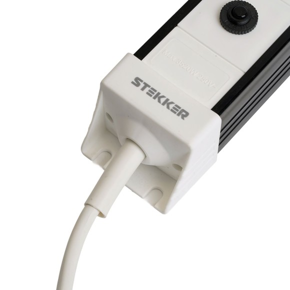 Сетевой фильтр 4-местный с/з Stekker 3x1мм2, 5 м, 250В, 16А Techno, HM22-41-05, белый 50149