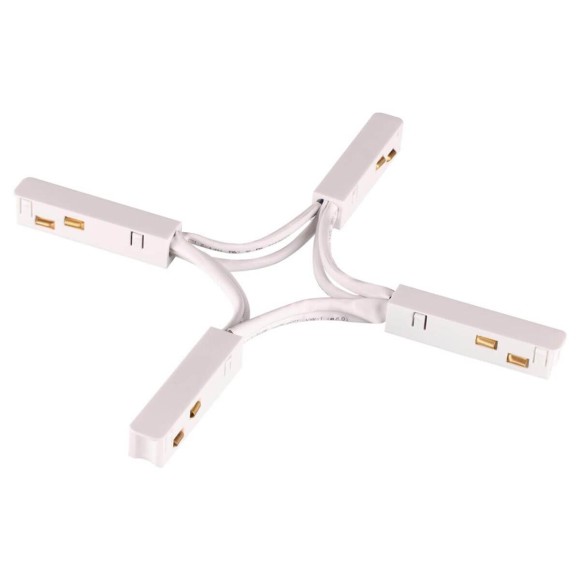 Соединитель гибкий X-образный для низковольтного шинопровода Novotech SHINO NT23 000 135177 Соединитель гибкий X-образный для низковольтного шинопровода Novotech SHINO NT23 000 135177