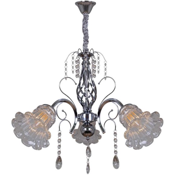 Потолочная люстра Reluce 02349-0.4-03 CR+CL Потолочная люстра Reluce 02349-0.4-03 CR+CL