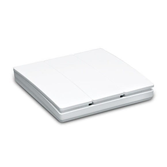 Выключатель трехклавишный беспроводной Feron Smart белый TM83 41130 Выключатель трехклавишный беспроводной Feron Smart белый TM83 41130