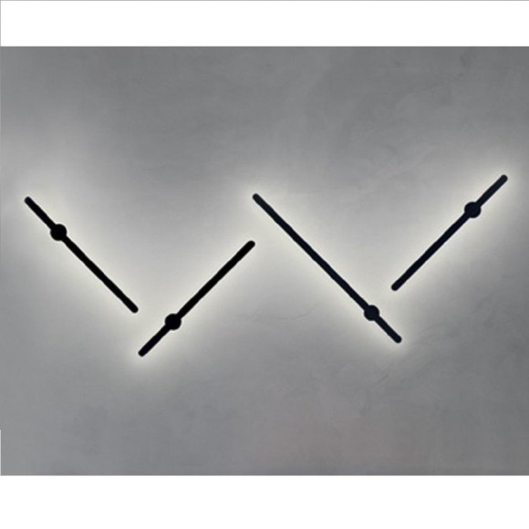 Настенный светодиодный светильник Italline IT08-8020 black Настенный светодиодный светильник Italline IT08-8020 black