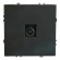Розетка телевизионная 1-местная (механизм), STEKKER, 75 Ом, 5-862МГц, серия Эмили, RST00-5108-05, черный уголь, soft touch 49849