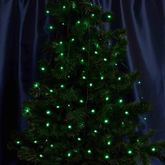 Светодиодная гирлянда Feron Линейная 230V зеленый 8 режимов CL02 32285