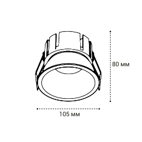 Встраиваемый светильник Italline IT06-6032 white 3000K Встраиваемый светильник Italline IT06-6032 white 3000K
