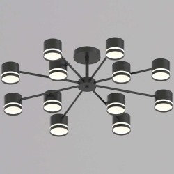 Люстра Reluce 89730-0.3-12 GX53 BK Люстра Reluce 89730-0.3-12 GX53 BK