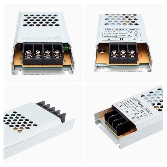 Блок питания Apeyron 24V 150W IP20 6,25A 03-72 Блок питания Apeyron 24V 150W IP20 6,25A 03-72