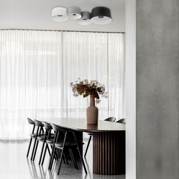 Потолочный светодиодный светильник Loft IT Duo 10360M Grey Потолочный светодиодный светильник Loft IT Duo 10360M Grey