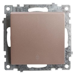 Переключатель одноклавишный Stekker Катрин шампань GLS10-7105-02 39590 Переключатель одноклавишный Stekker Катрин шампань GLS10-7105-02 39590