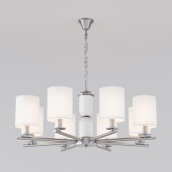 Подвесная люстра Eurosvet Caprera 60146/8 никель Подвесная люстра Eurosvet Caprera 60146/8 никель