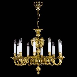 Подвесная люстра Artglass Mona X. Brass Antique Подвесная люстра Artglass Mona X. Brass Antique