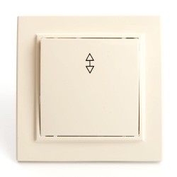 Переключатель одноклавишный Stekker Эрна слоновая кость PSW10-9005-02 39618 Переключатель одноклавишный Stekker Эрна слоновая кость PSW10-9005-02 39618