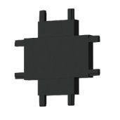 Коннектор X-образный Italline Kreator IT09-9031 black