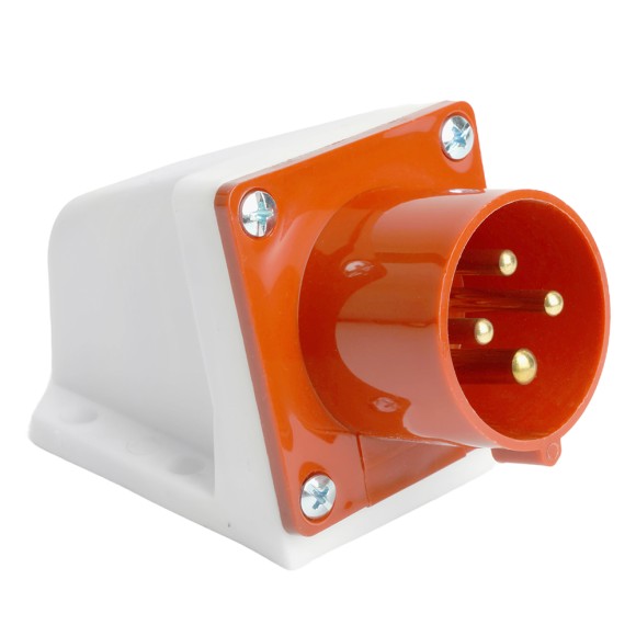 Вилка угловая ST-514 16А 380В 3P+PE IP44, PPG16-514-44, Stekker Вилка угловая ST-514 16А 380В 3P+PE IP44, PPG16-514-44, Stekker