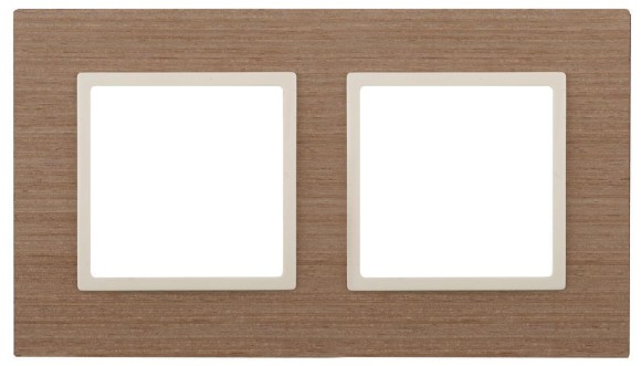Рамка 2-постовая ЭРА Elegance 14-5302-07 Б0034572