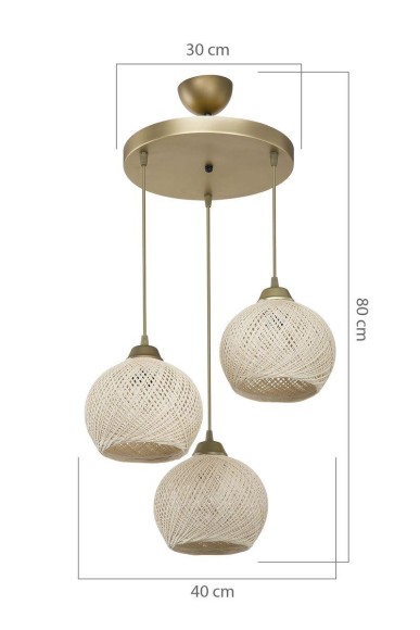 Подвесная люстра Toplight Lizbeth TL1612R-03BB