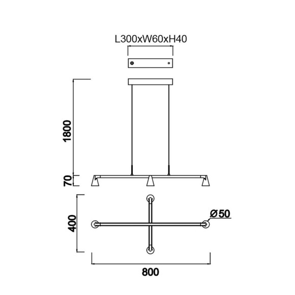 Подвесная люстра Mantra Africa 9410 Подвесная люстра Mantra Africa 9410