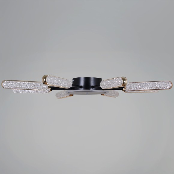 Потолочная светодиодная люстра Reluce 08290-0.3-08 BK+GD