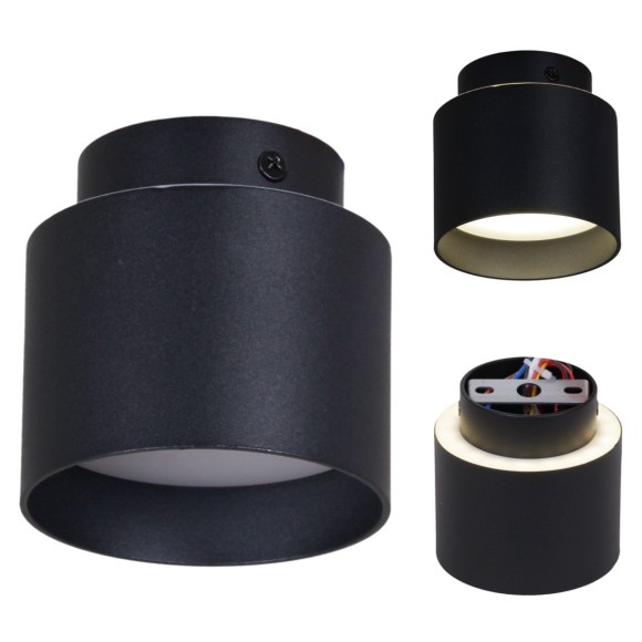 Потолочный светильник Reluce 53006-9.5-001IL GX53+LED3W BK Потолочный светильник Reluce 53006-9.5-001IL GX53+LED3W BK