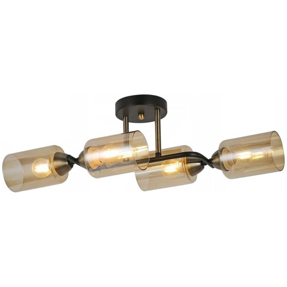 Потолочная люстра Illumico IL8148-4COU-79 BK BR Потолочная люстра Illumico IL8148-4COU-79 BK BR