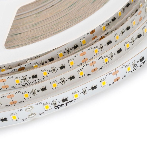 Светодиодная лента Apeyron 14,4W/m 60LED/m 2835SMD холодный белый 20M 00-114 Светодиодная лента Apeyron 14,4W/m 60LED/m 2835SMD холодный белый 20M 00-114