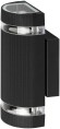 Светильник уличный настенный ЭРА «Адрия» GBW-102-BL-0230 230В 2хGU10 IP54 вверх/вниз черный Б0069595