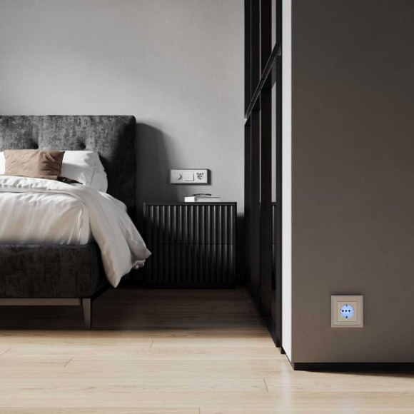 Розетка Werkel с подсветкой белый матовый W1171461 4690389191978