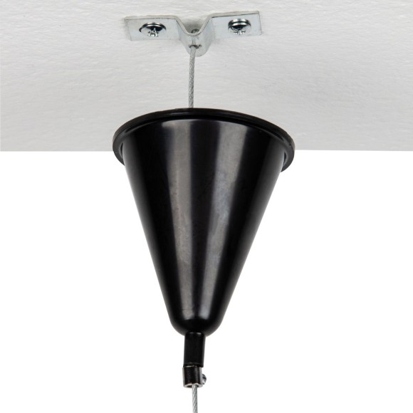 Набор для подвесного монтажа шинопроводов Uniel UFB-H41 Black 1 Polybag UL-00003666