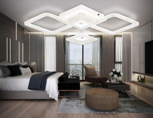 Потолочная светодиодная люстра Ambrella light Acrylica Original FA4281