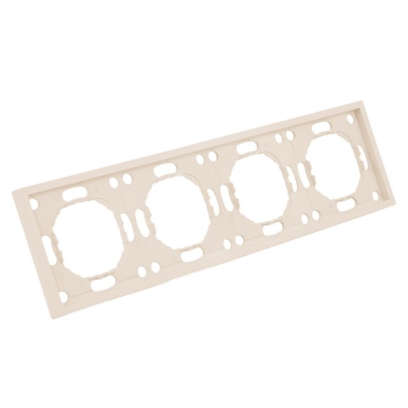 Рамка Stekker, PFR00-5004-08 4-местная Эмили, кашемир, soft touch 49913