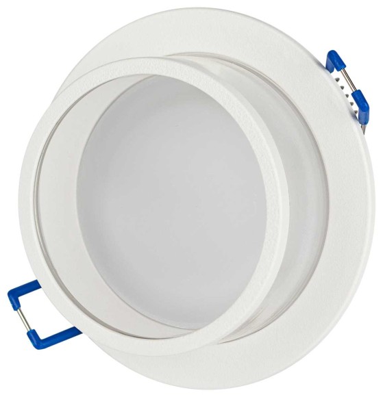 Светильник встраиваемый декоративный ЭРА DK99 WH под лампу MR16 GU5.3 белый Б0058393