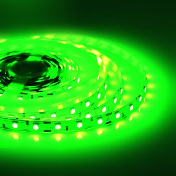 Светодиодная лента Apeyron 14,4W/m 60LED/m 5050SMD зеленый 5M 00-49 Светодиодная лента Apeyron 14,4W/m 60LED/m 5050SMD зеленый 5M 00-49