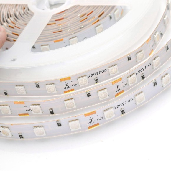Светодиодная лента Apeyron 14,4W/m 60LED/m 5050SMD зеленый 5M 00-49 Светодиодная лента Apeyron 14,4W/m 60LED/m 5050SMD зеленый 5M 00-49