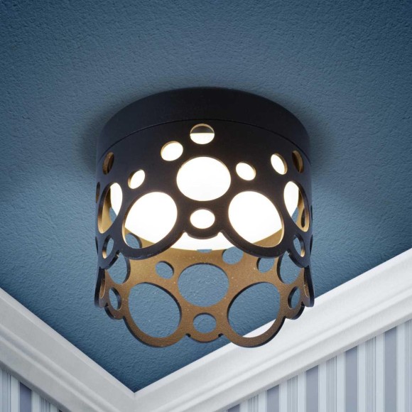 Светильник встраиваемый ЭРА DK115 SBK под лампу GX53 черный матовый Б0061184