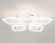 Потолочная светодиодная люстра Ambrella light Acrylica Original FA4292